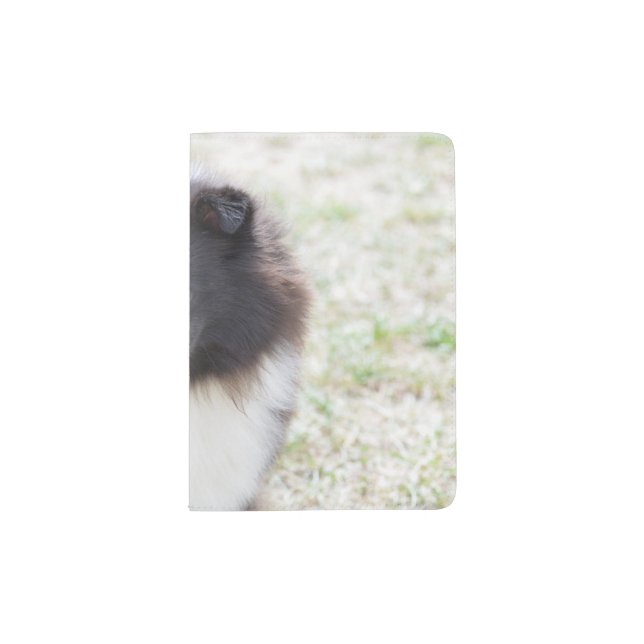 Adorable Sheltie Passport Holder (Front)