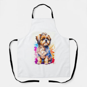 Adorable Shih Tzu Apron