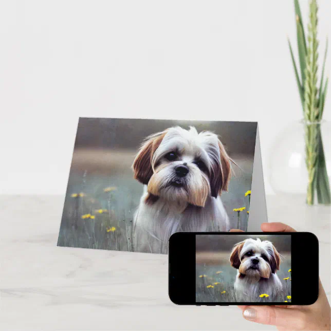 Ilustración De Shih Tzu Dog Con Juguet Y Corazon Ilustración Del