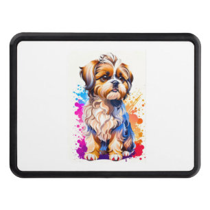 Adorable Shih Tzu Hitch Cover