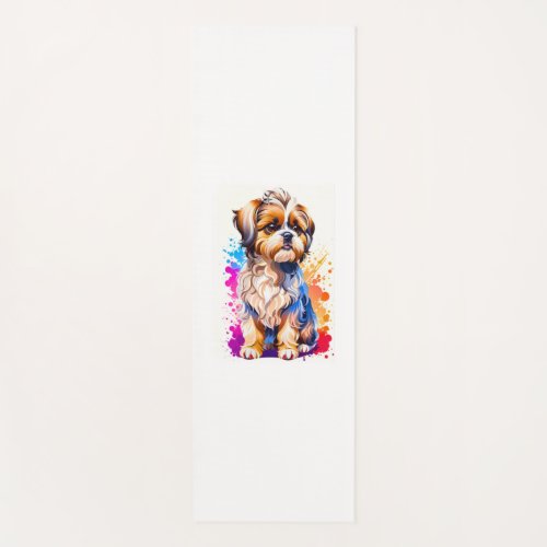 Adorable Shih Tzu Yoga Mat