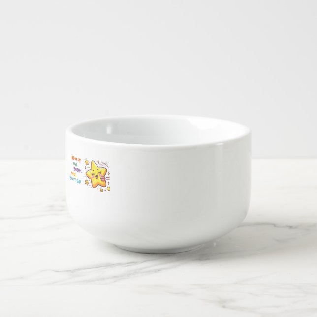 Adorable Shiny Star soup Mug (Front)