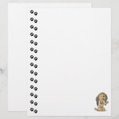 Adorable Sitting Up Puppy Letterhead (Front/Back)