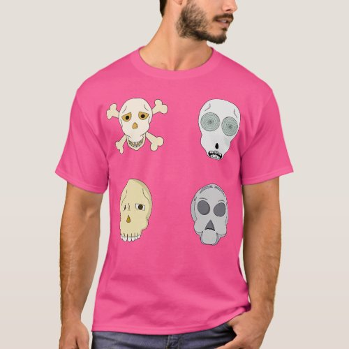 Adorable Skulls Collection T_Shirt