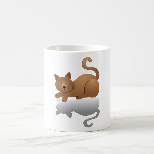 Adorable Sleepy Kitty Coffee Mug (Creator Uploaded)