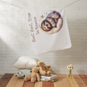 Adorable Sleepy Sloth Baby Blanket