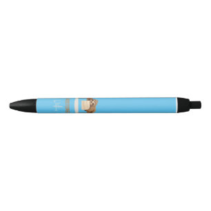 Adorable Sleepy Studying with Kids Name Sloth Pen