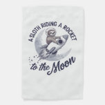 Adorable Sloth Astronaut Riding Garden Flag