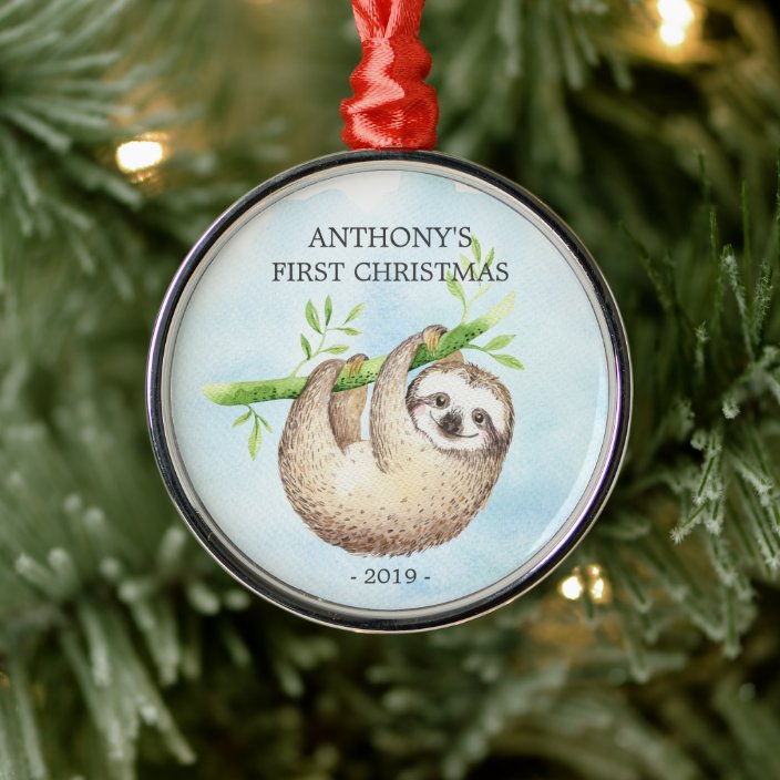 baby's first christmas ornament 2019