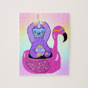 Adorable Sloth-icorn Jigsaw Puzzle