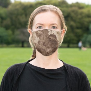 Adorable Sloth Pencil Adult Cloth Face Mask by MehrFarbeImLeben at Zazzle