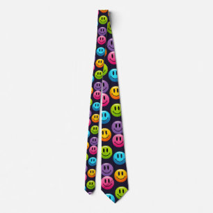 "Adorable Smile Emoji Pattern Collection" Neck Tie