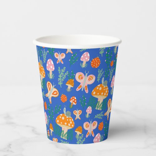 Adorable Snail Mushroom Butterfly Cute BABY SHOWER Paper Cups