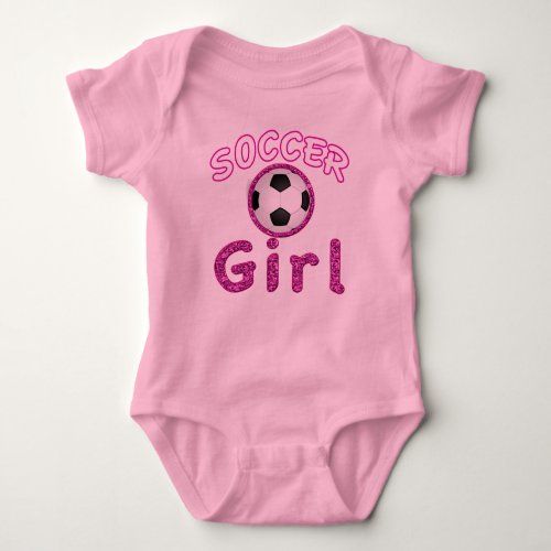 Adorable Soccer Girl Baby TuTu Baby Bodysuit