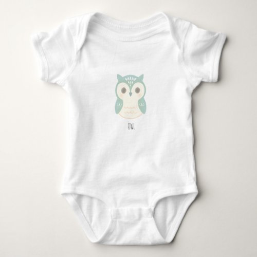 Adorable Soft and Wise Owl Baby Bodysuit