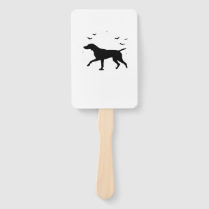 Adorable Spooky Golden Retriever Ghost Classic T-S Hand Fan