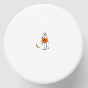 Adorable Spooky Golden Retriever Ghost Classic T-S Mini Candle Favors