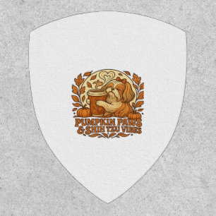 Adorable Spooky Golden Retriever Ghost Classic T-S Patch