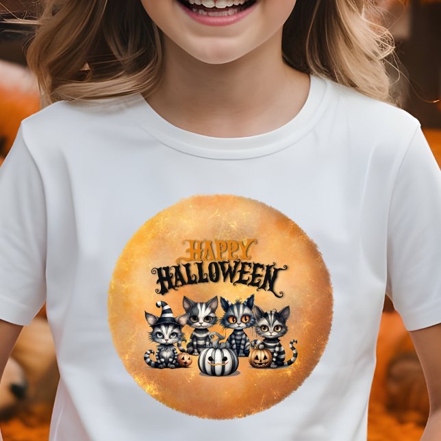 Adorable Spooky Halloween Kitten  T-Shirt (Creator Uploaded)