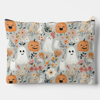 Adorable Spooky Season Ghost Makeup Bag