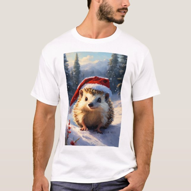 "Adorable Squirrel and Penguin Combo T-Shirt" T-Shirt (Front)