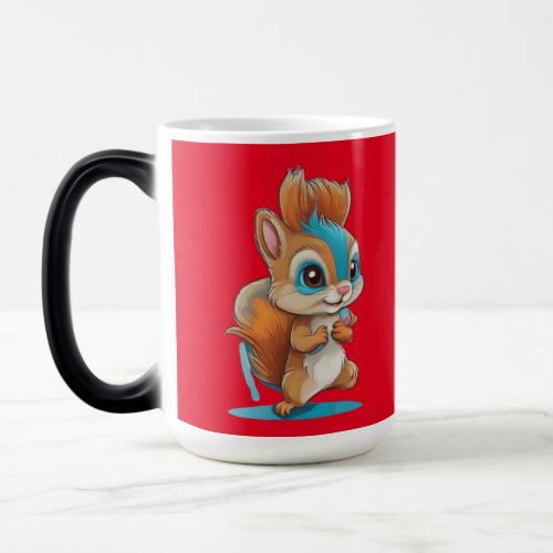 Adorable Squirrel Delight Magic Mug