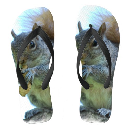 Adorable Squirrel Flip Flops