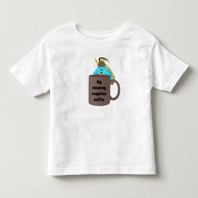 Adorable squirrel mommy coffee shirt (Front)