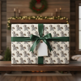 Adorable Squirrel Wrapping Paper Sheet 