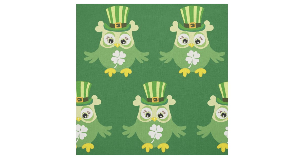 Adorable St Patricks Day Fabric Zazzlecom Cheeky st patricks day embroidery hoop wall art