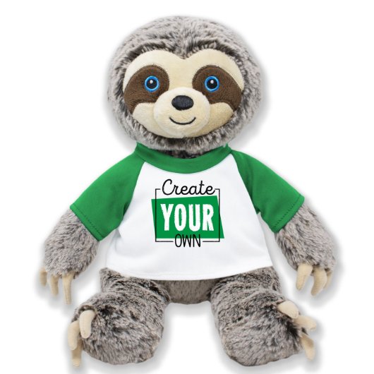 Adorable Super Soft Sloth Plush Stuffed Animal (Front)