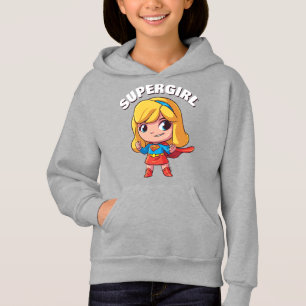 Adorable Supergirl Stance Hoodie
