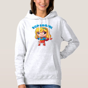 Adorable Supergirl Stance Hoodie