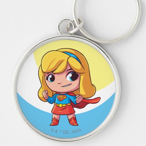 Adorable Supergirl Stance Keychain