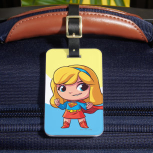 Adorable Supergirl Stance Luggage Tag