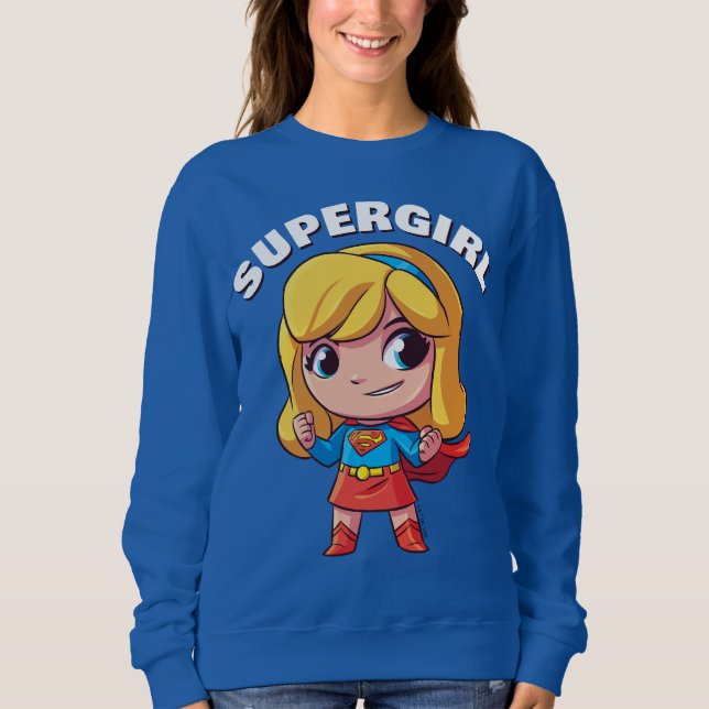 Adorable Supergirl Stance Sweatshirt (Front)