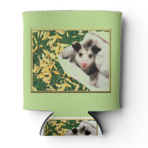 Adorable Sweet Baby Opossum Can Cooler