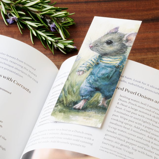 Adorable Sweet Mouse in Denim Bookmarks (Book)