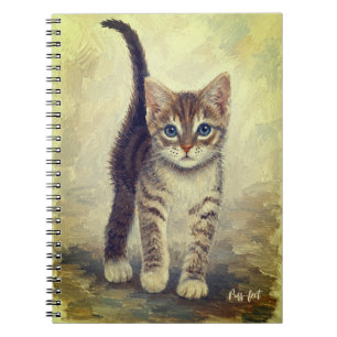 Adorable Tabby Kitten  Notebook