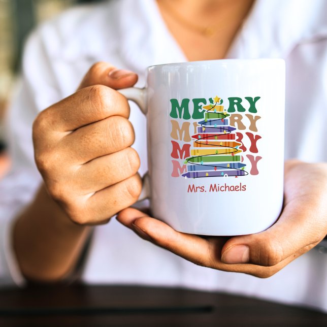 Adorable Teachers Customize Christmas  Coffee Mug (Creator Uploaded)