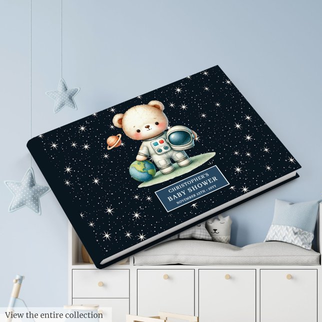 Adorable Teddy Bear Astronaut Guest Book for Boys (Adorable Teddy Bear Astronaut Guest Book for Boys)