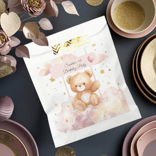 Adorable Teddy Bear – Custom Birthday Favor Bag