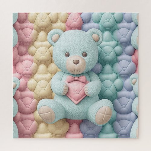 Adorable Teddy Bear Puzzle for Kids