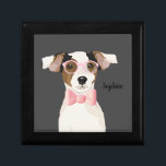 Adorable Terrier dog with glasses and bow tie, Gift Box<br><div class="desc">This gift box features an adorable Terrier puppy dog with glasses and a bow tie. It's delightful and will bring a bit of cuteness to your day. This is the perfect gift for your Terrier-loving friend or any dog enthusiast in the family. And because it's a puppy, little people will...</div>
