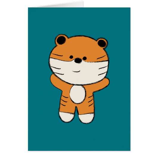 Adorable Tiger Cards (Front)