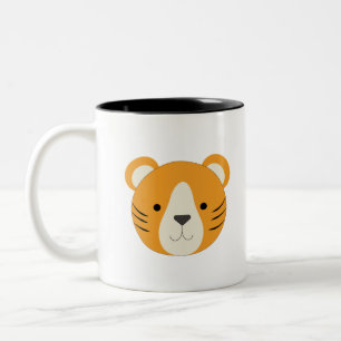 Adorable Tiger Two-Tone Coffee Mug