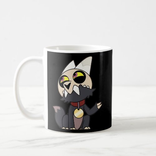 Adorable Tiny Demon With Skull And Horns Coffee Mug