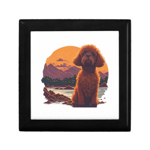 Adorable Toy Poodle Gift Box