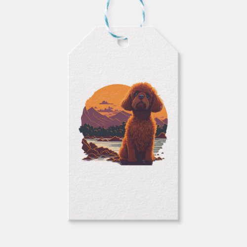 Adorable Toy Poodle Gift Tags