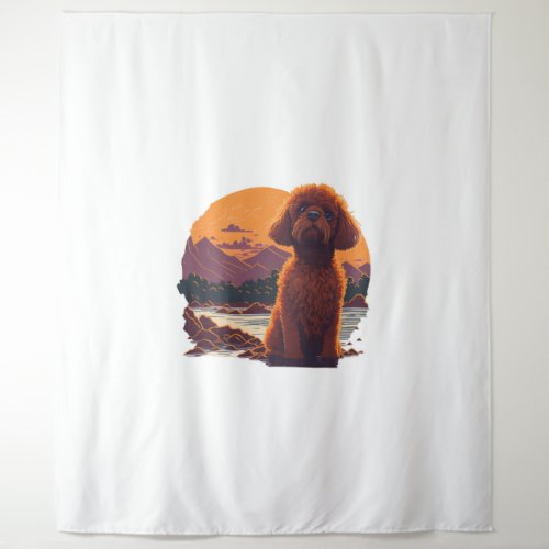Adorable Toy Poodle Tapestry